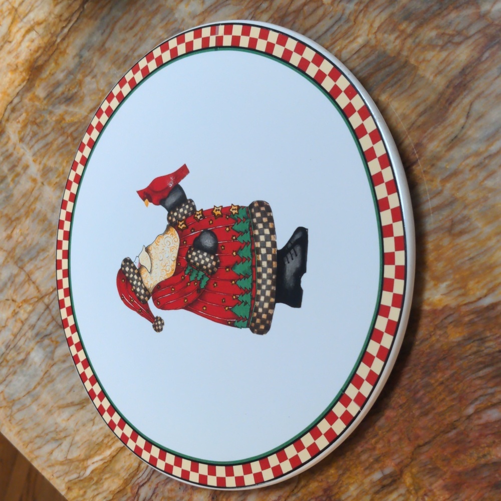 SAKURA Magic of Santa Trivet 9.5"
